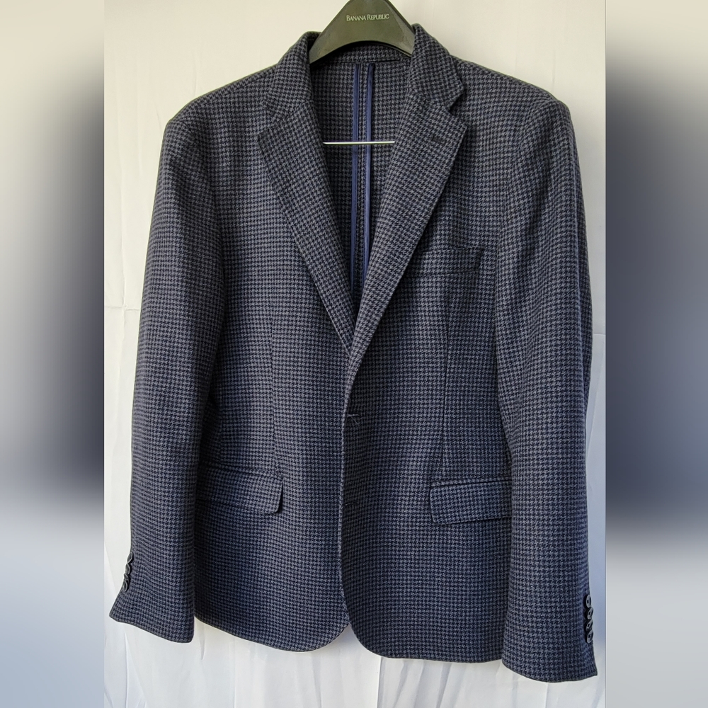 8 Essentials Men's Blazer/ Sport Coat, Size 42 R, Wool Blend Made in Italy